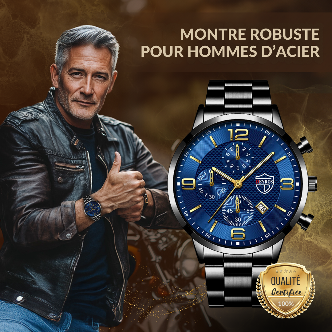 Montre d'affaires de luxe pour homme