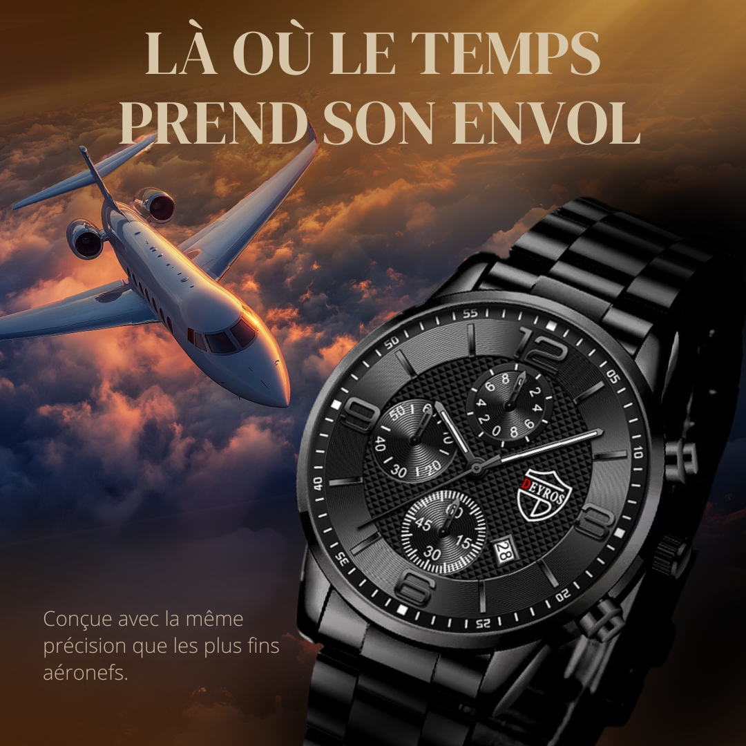 Montre d'affaires de luxe pour homme