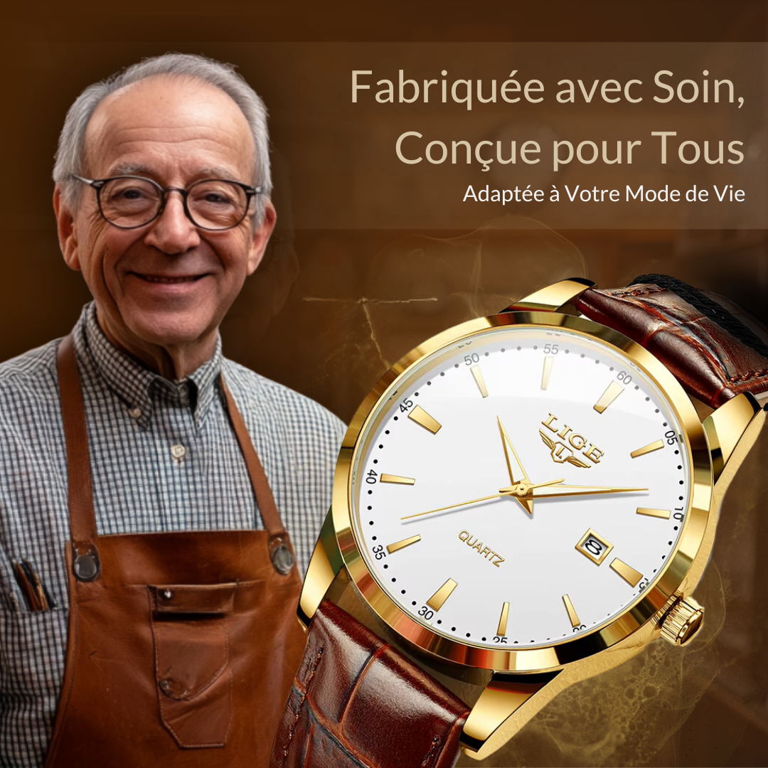 Montre en Cuir Militaire