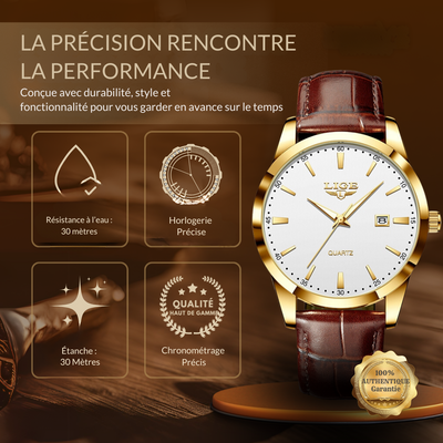 Montre en Cuir Militaire