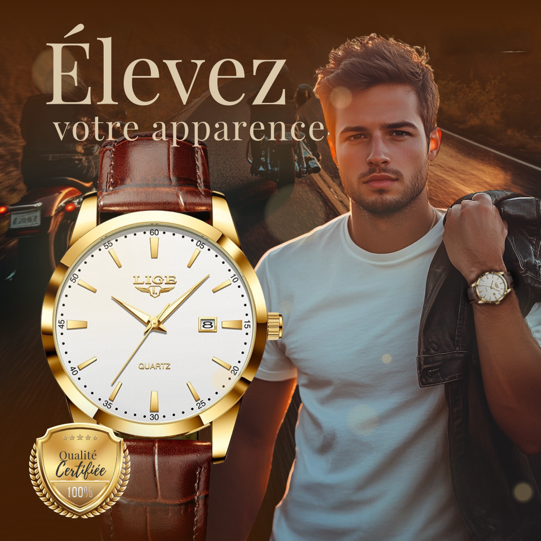 Montre en Cuir Militaire