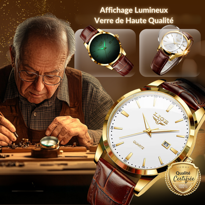 Montre en Cuir Militaire