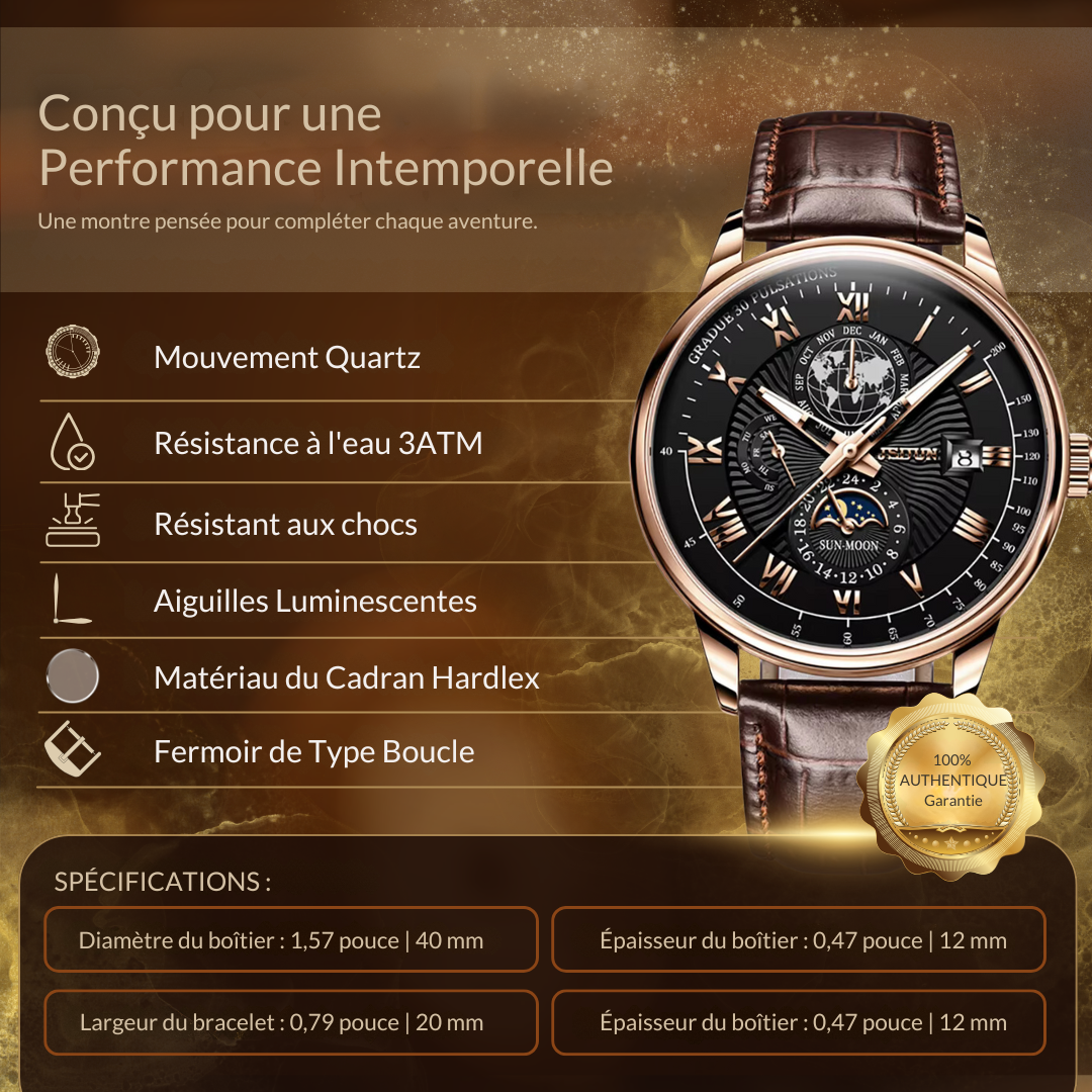 Montre en Quartz Légère Haut de Gamme Tendance