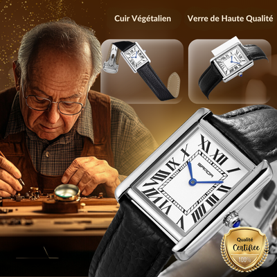 Montres Carrées Élégantes pour Couples