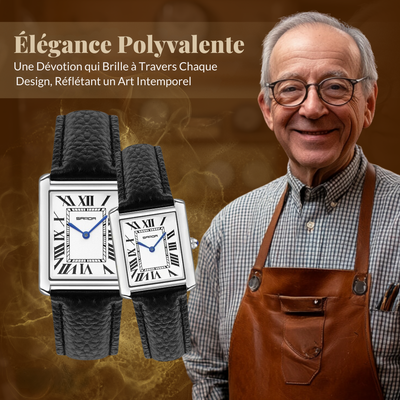 Montres Carrées Élégantes pour Couples