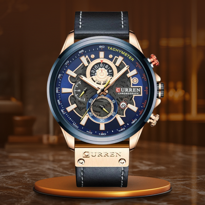 Montre Calendrier Quartz Multifonction