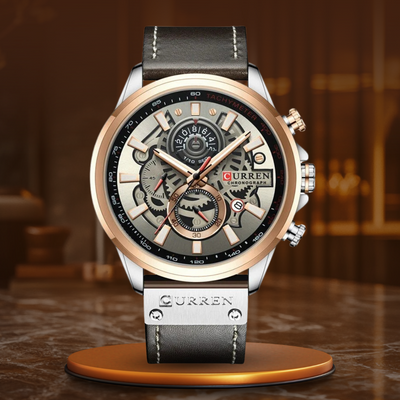 Montre Calendrier Quartz Multifonction
