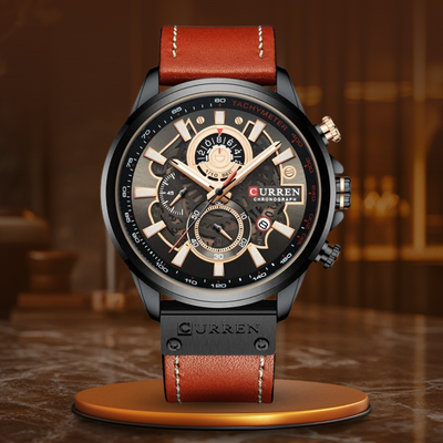 Montre Calendrier Quartz Multifonction