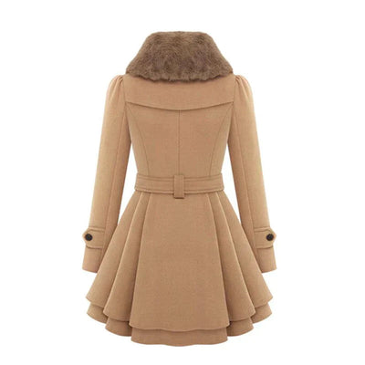 Lea | Trenchcoat en Fourrure Vegan