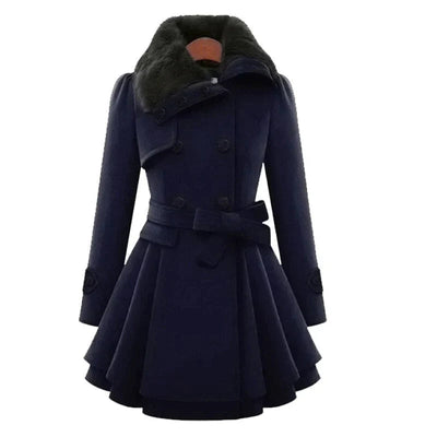 Lea | Trenchcoat en Fourrure Vegan