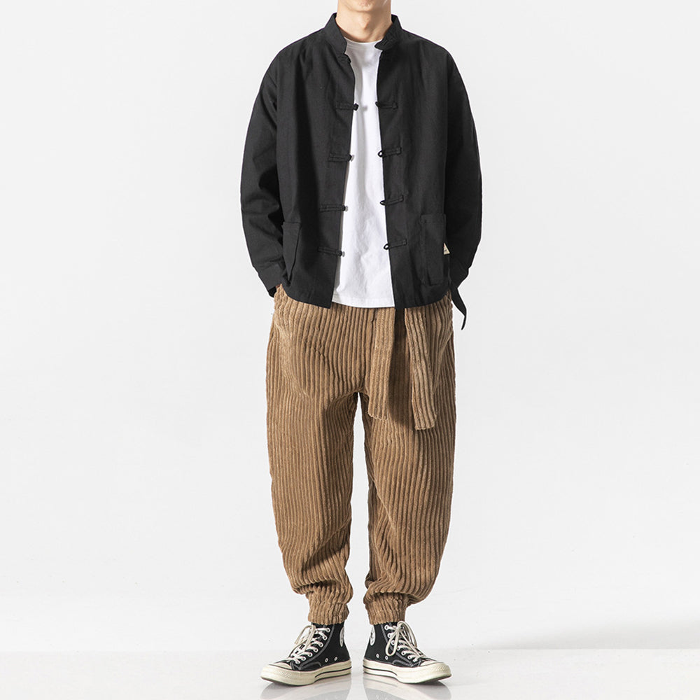 Keisuke | Pantalon en velours confortable