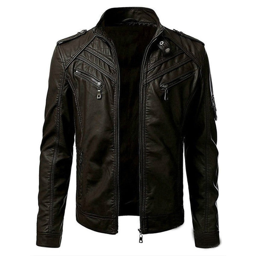 Veste pour homme avec fermeture éclair propre