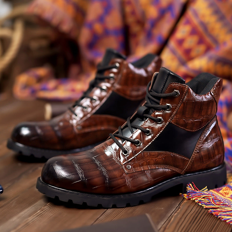 Pioneer | Bottes en cuir vintage