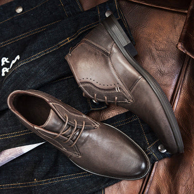 Magnus | Bottes en cuir vintage