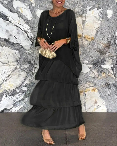 Morgan™ | Robe Maxi Verte en Couches