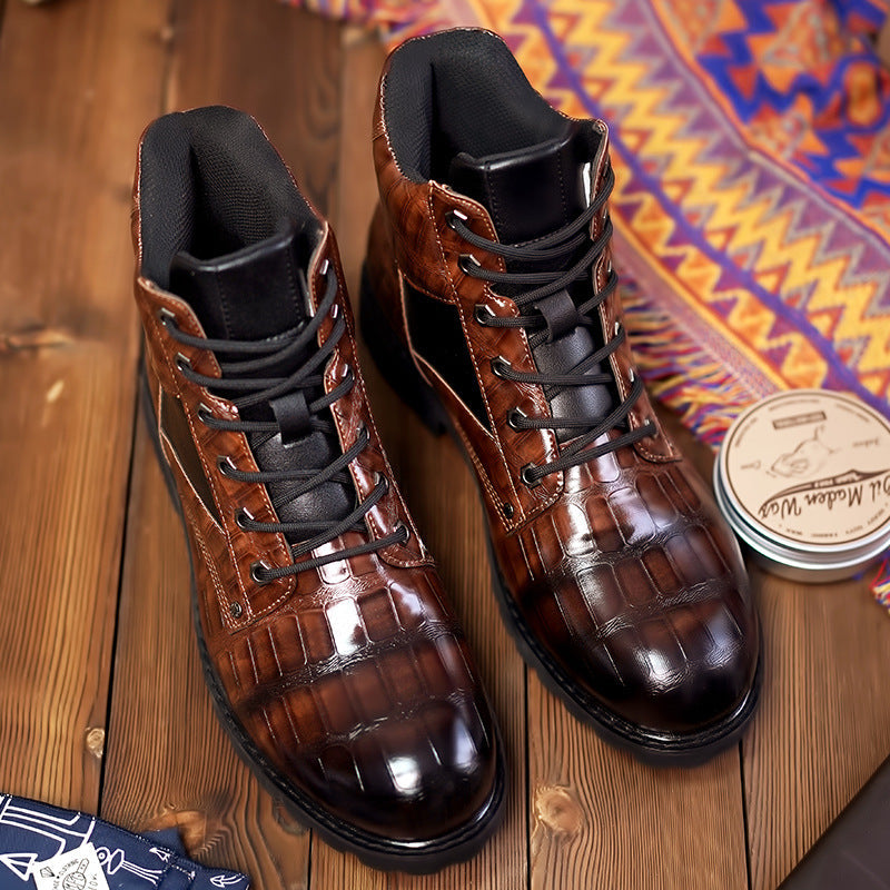 Pioneer | Bottes en cuir vintage