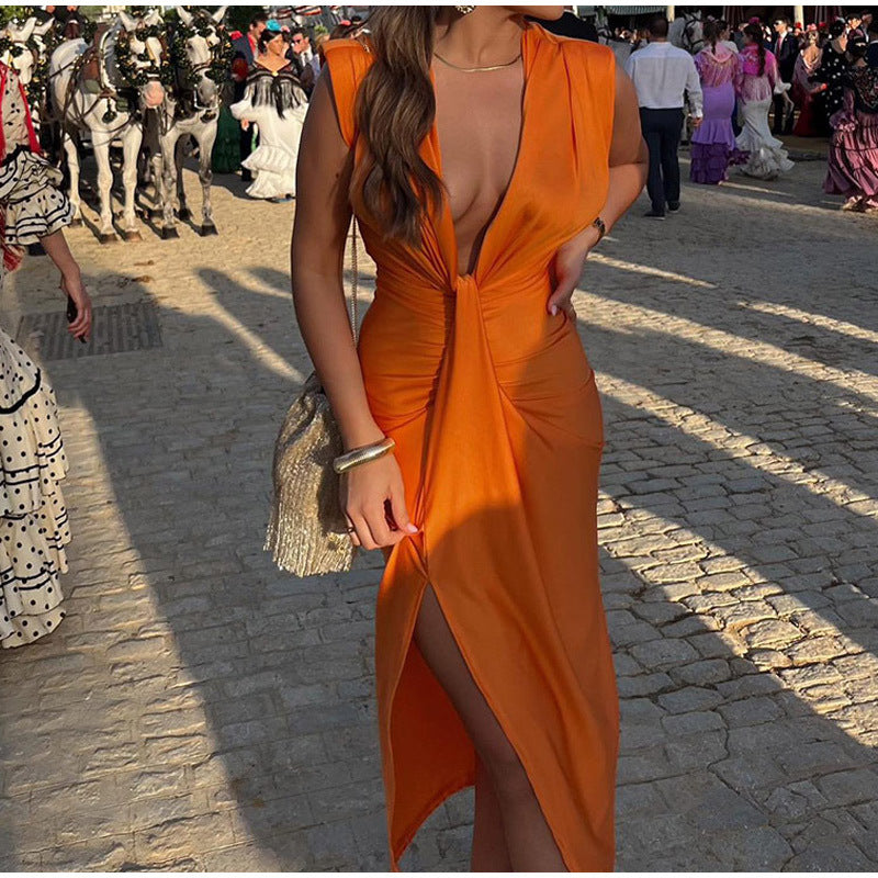 Isabella | Robe de soirée à décolleté profond