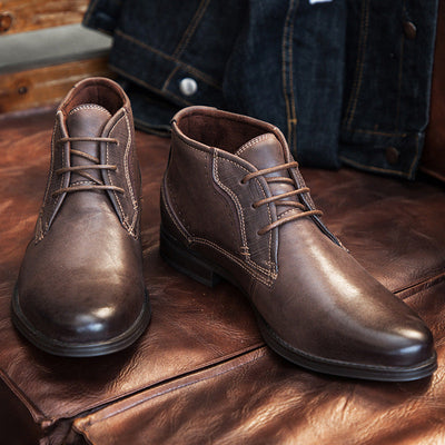 Magnus | Bottes en cuir vintage