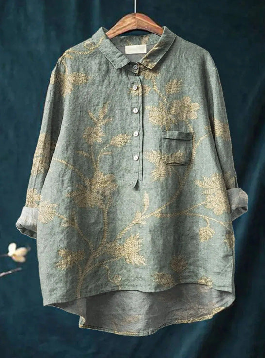 Blouse Classique avec Motif Floral Laura™