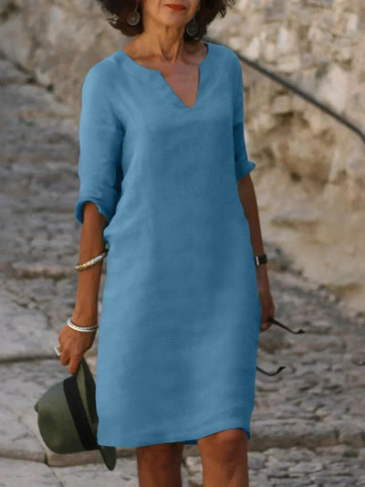Josette | Robe élégante décolletée en V