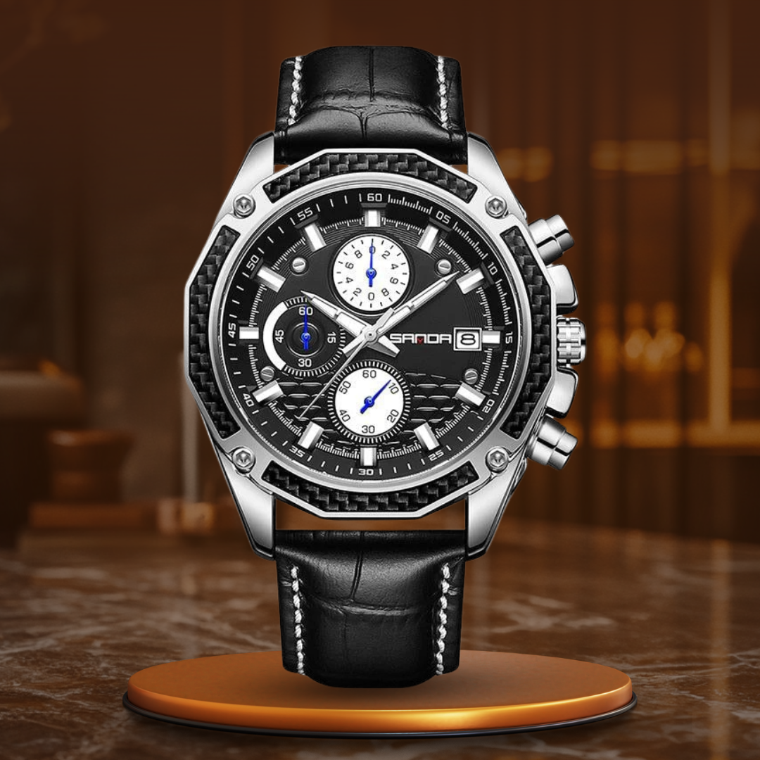 Montre de Course Chronographe en Quartz