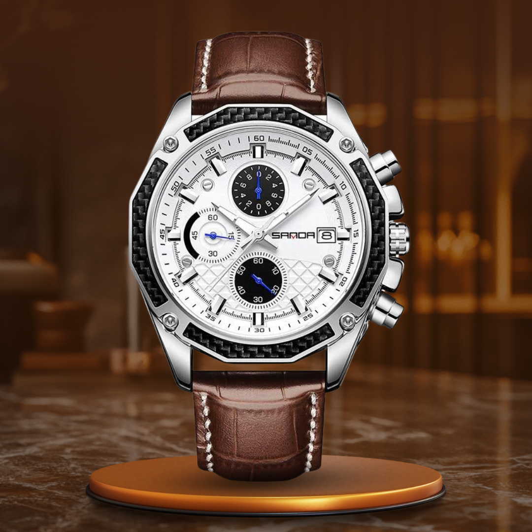Montre de Course Chronographe en Quartz