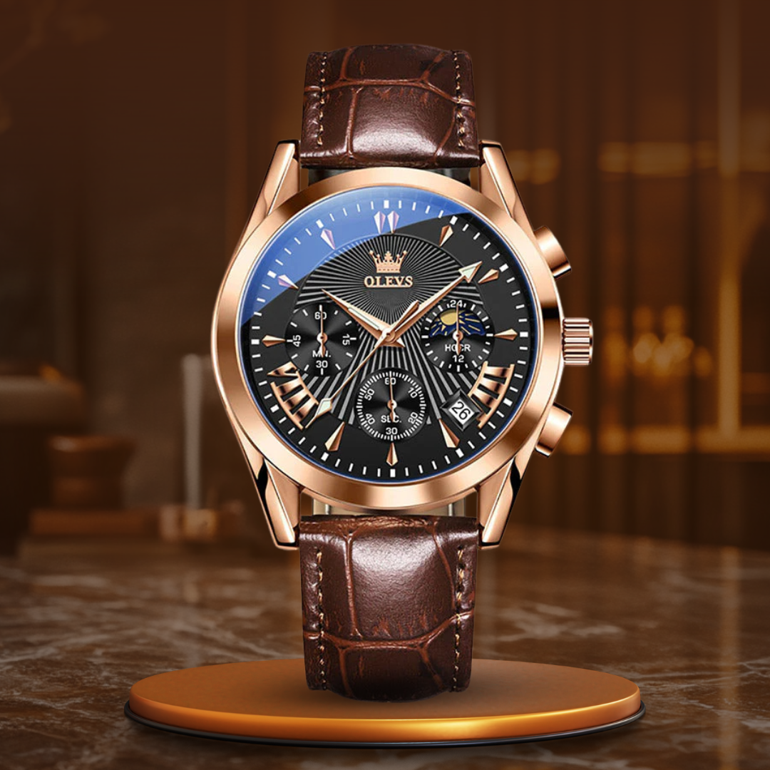 Montre en cuir quartz