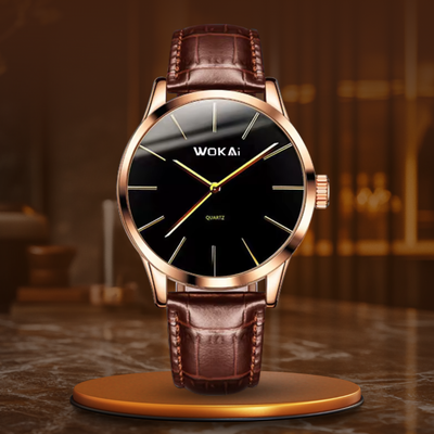 Montre Quartz Casuelle Or Rose