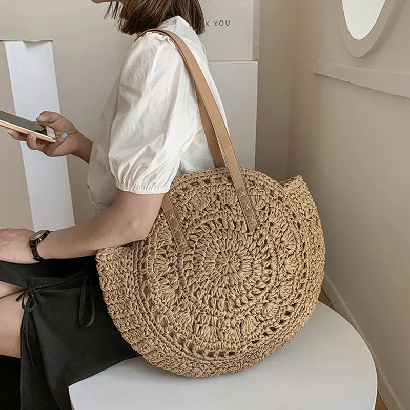 Hannah™ - Sac en paille multifonctionnel