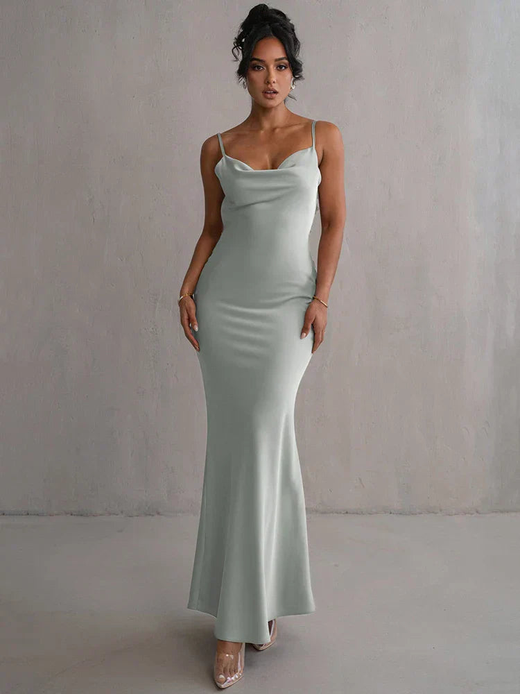 Romina™ | Robe maxi florale sans dos