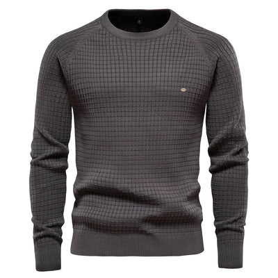 Xander | Pull pour homme avec motif en grille