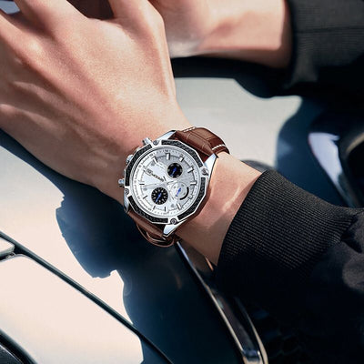 Montre de Course Chronographe en Quartz