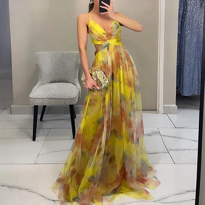 Gisele | Robe Maxi Florale Flatteuse