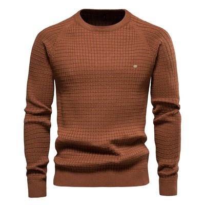 Xander | Pull pour homme avec motif en grille