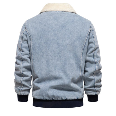 Laurent | Veste d'Hiver en Denim