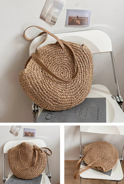 Hannah™ - Sac en paille multifonctionnel