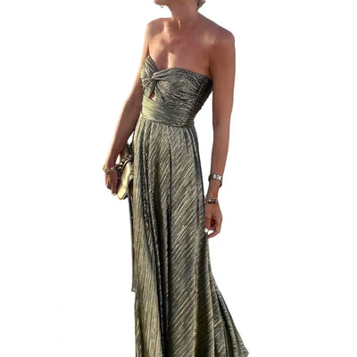 Victoria | Robe Maxi Élégante Sans Bretelles
