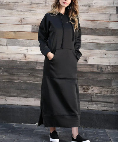 Ciska™ - Robe Élégante avec Capuche et Manches Longues