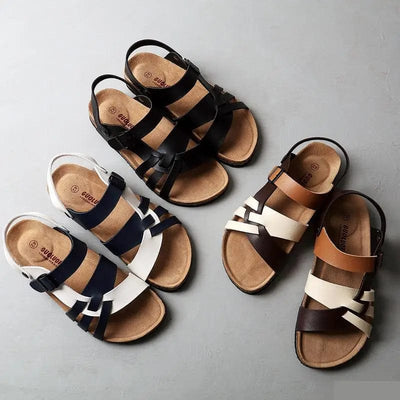 Sandales en cuir Christina