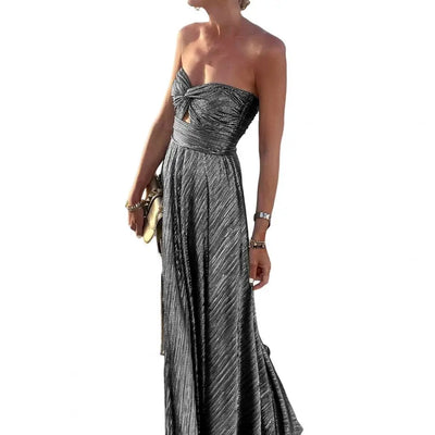 Victoria | Robe Maxi Élégante Sans Bretelles