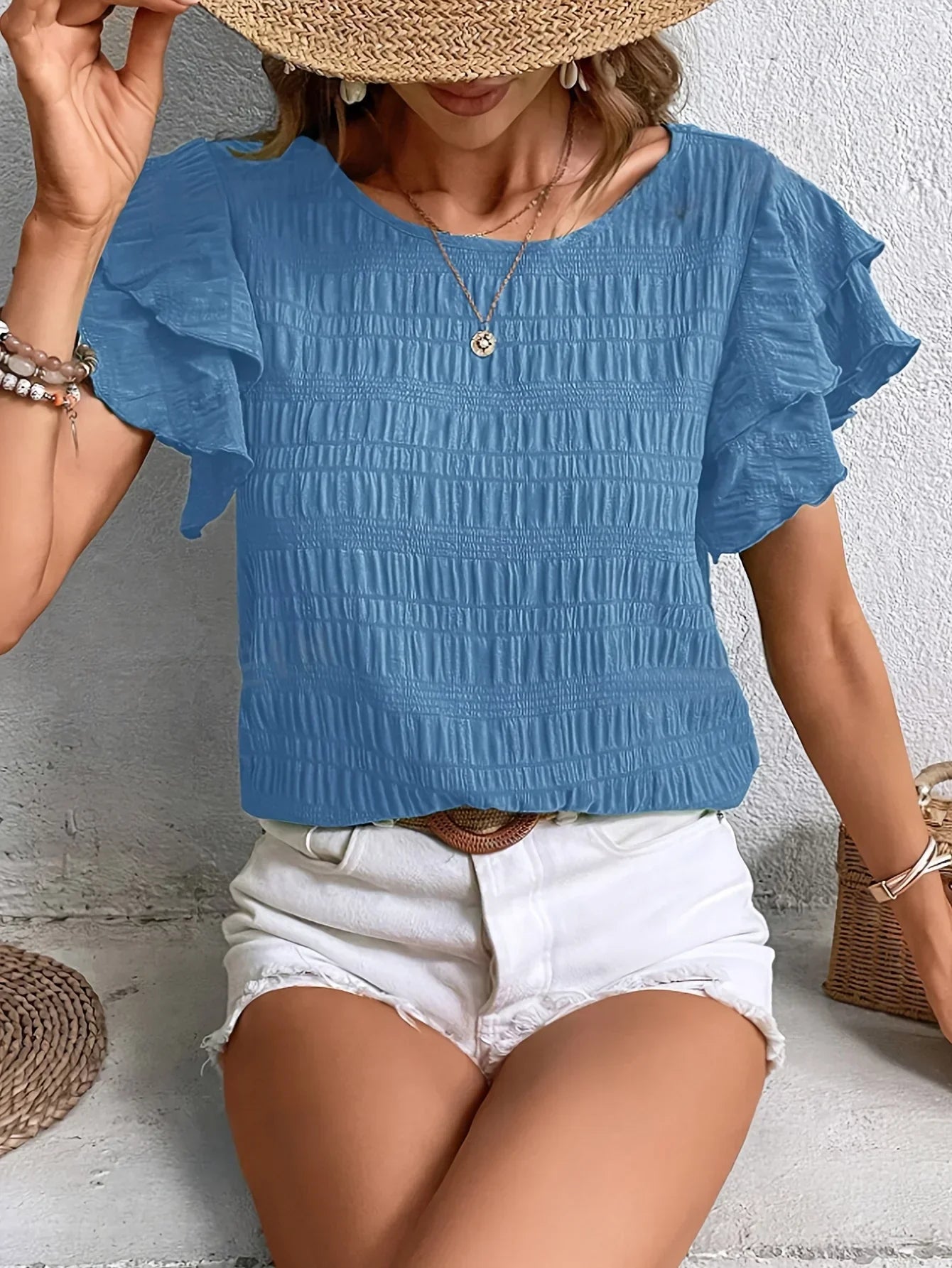Charmaine™ | Blouse Légère et Aérée avec de Jolis Volants