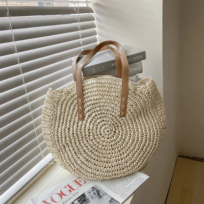Hannah™ - Sac en paille multifonctionnel