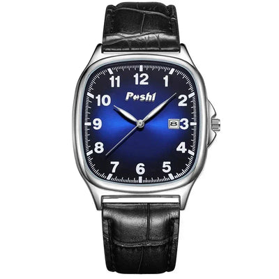 Montre à Quartz avec Bracelet en Cuir de Mode