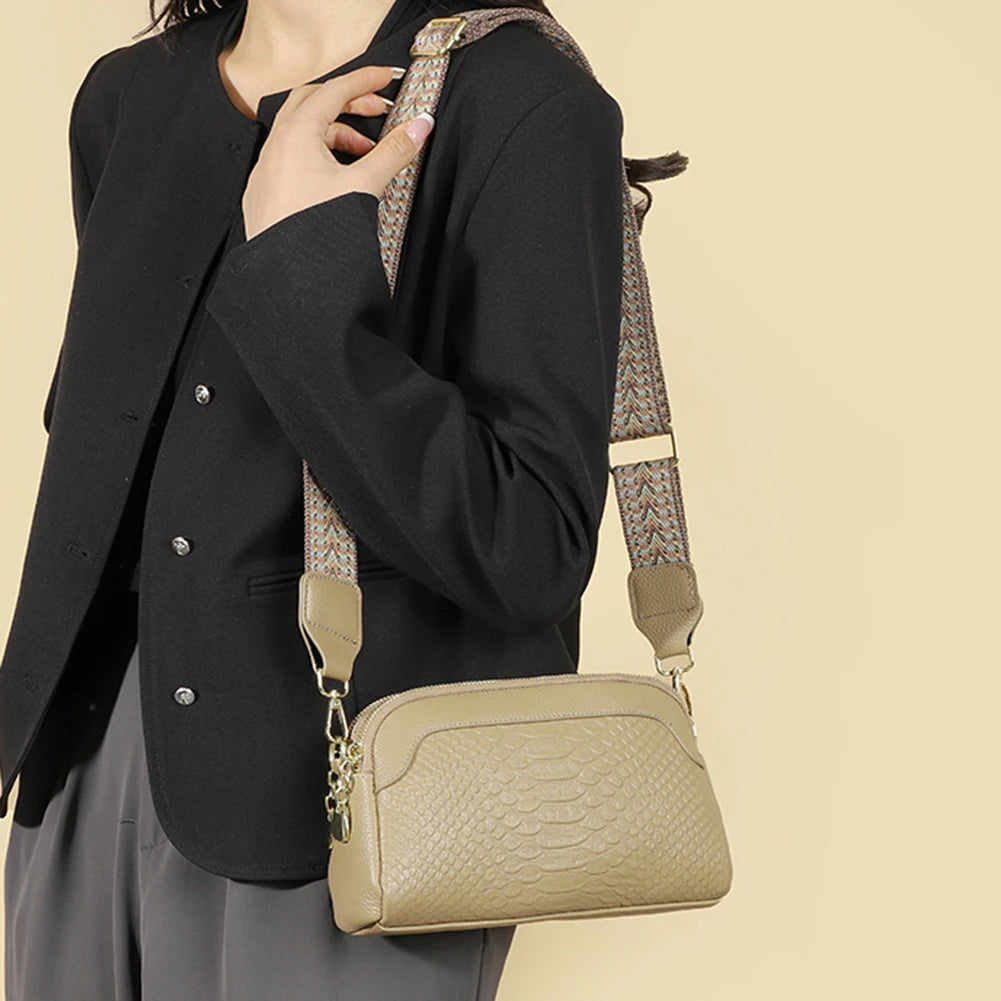 Olivia™ Élégante Attrayante | Mini Sac Crossbody avec Motif Crocodile