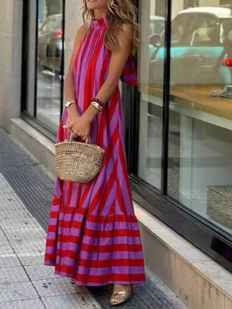 Elodie | Robe Maxi d'Été Élégante