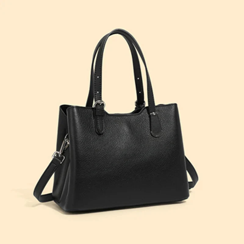 Aria™ - Sac à Bandoulière en Cuir de Vache Véritable à 3 Couches
