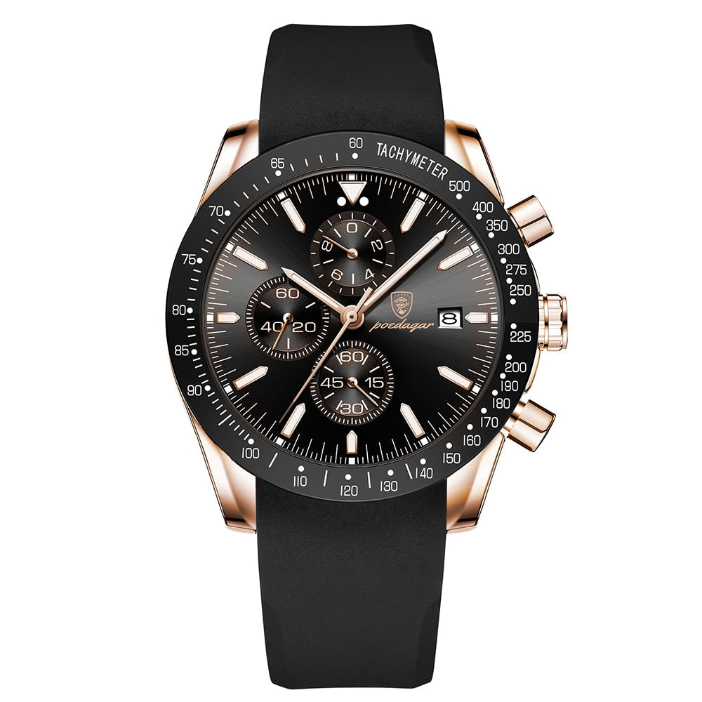 Montre Chronographe Date Lumineuse