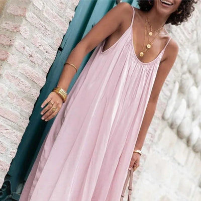 Céleste | Robe Maxi Style Décontracté