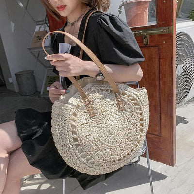Hannah™ - Sac en paille multifonctionnel
