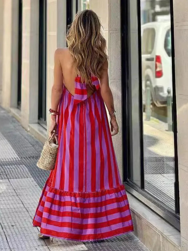 Elodie | Robe Maxi d'Été Élégante
